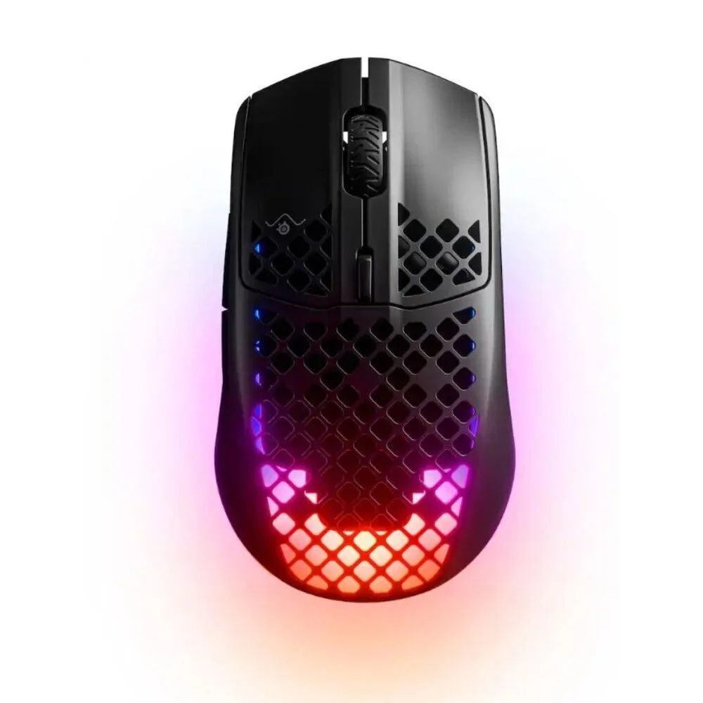 NWB SteelSeries Aerox 3 Ultra Lightweight Honeycomb Wireless RBG Optical Gaming